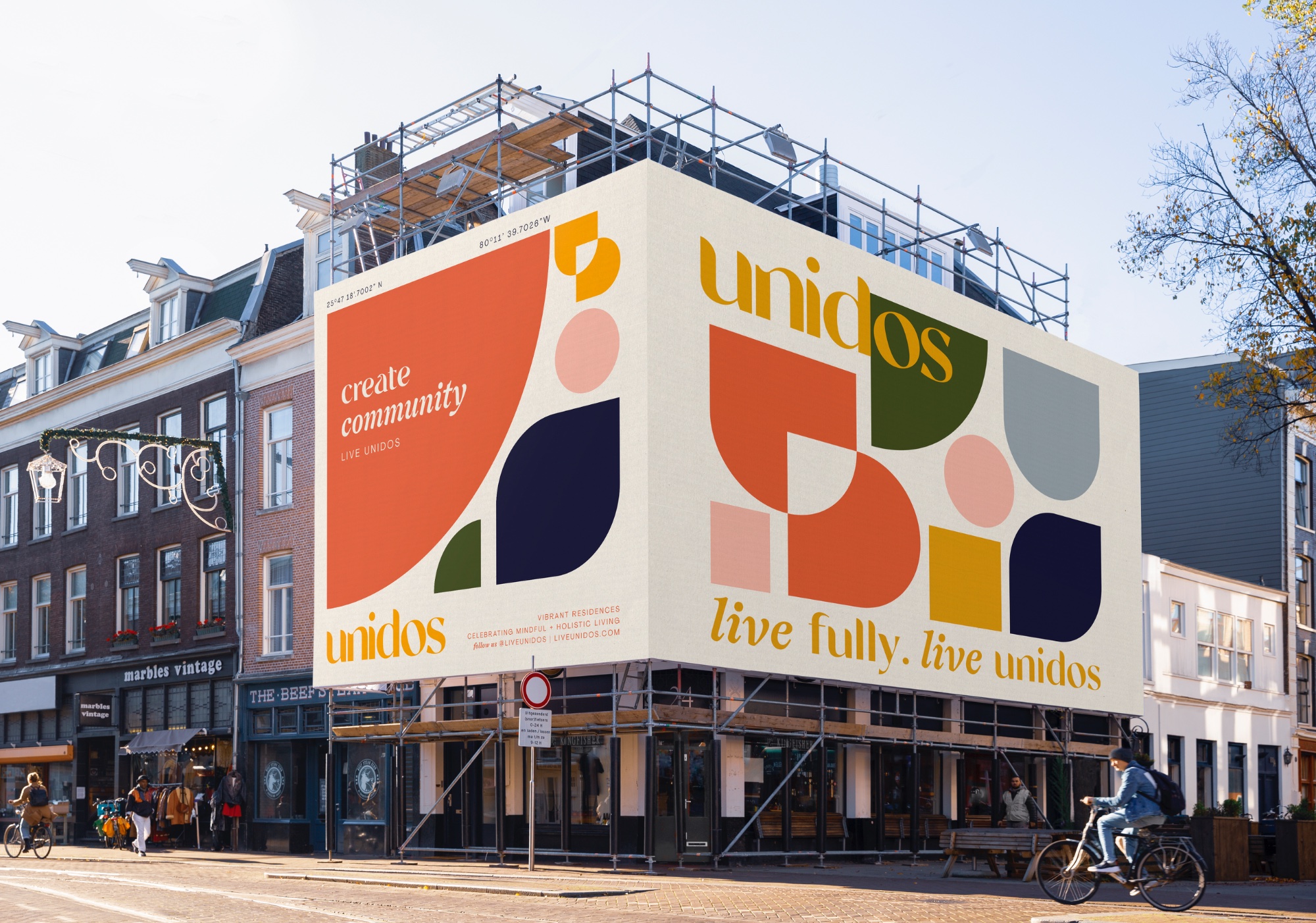 Unidos Residences building wrap